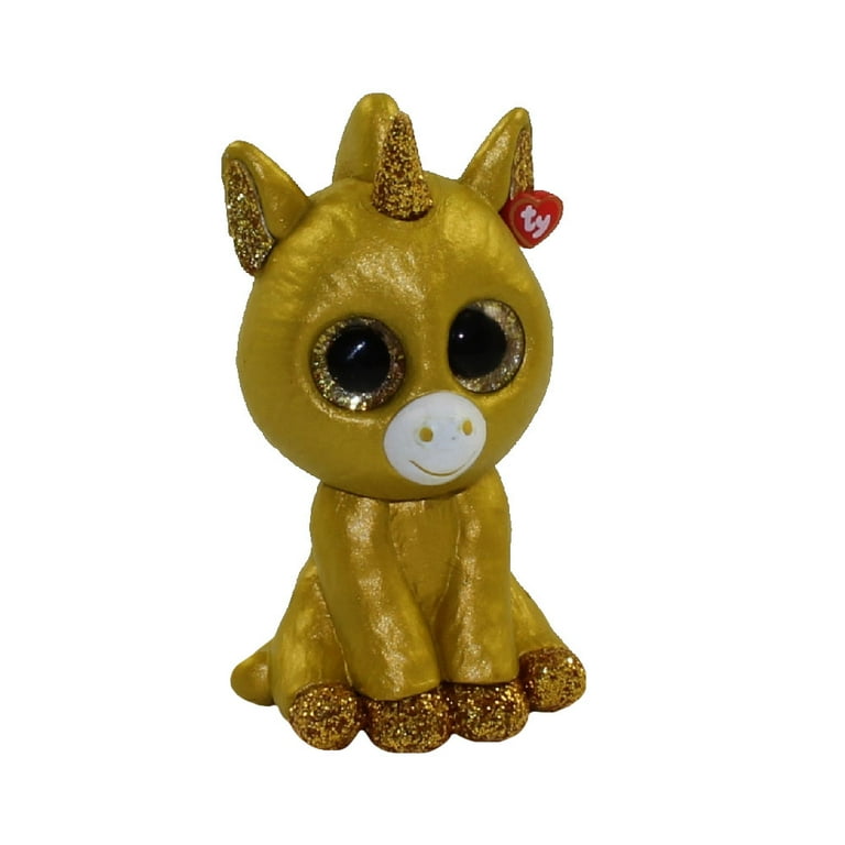 TY Beanie Boos Mini Boo Figures Series 2 GOLDEN UNICORN 2 inch Rare Chase Walmart