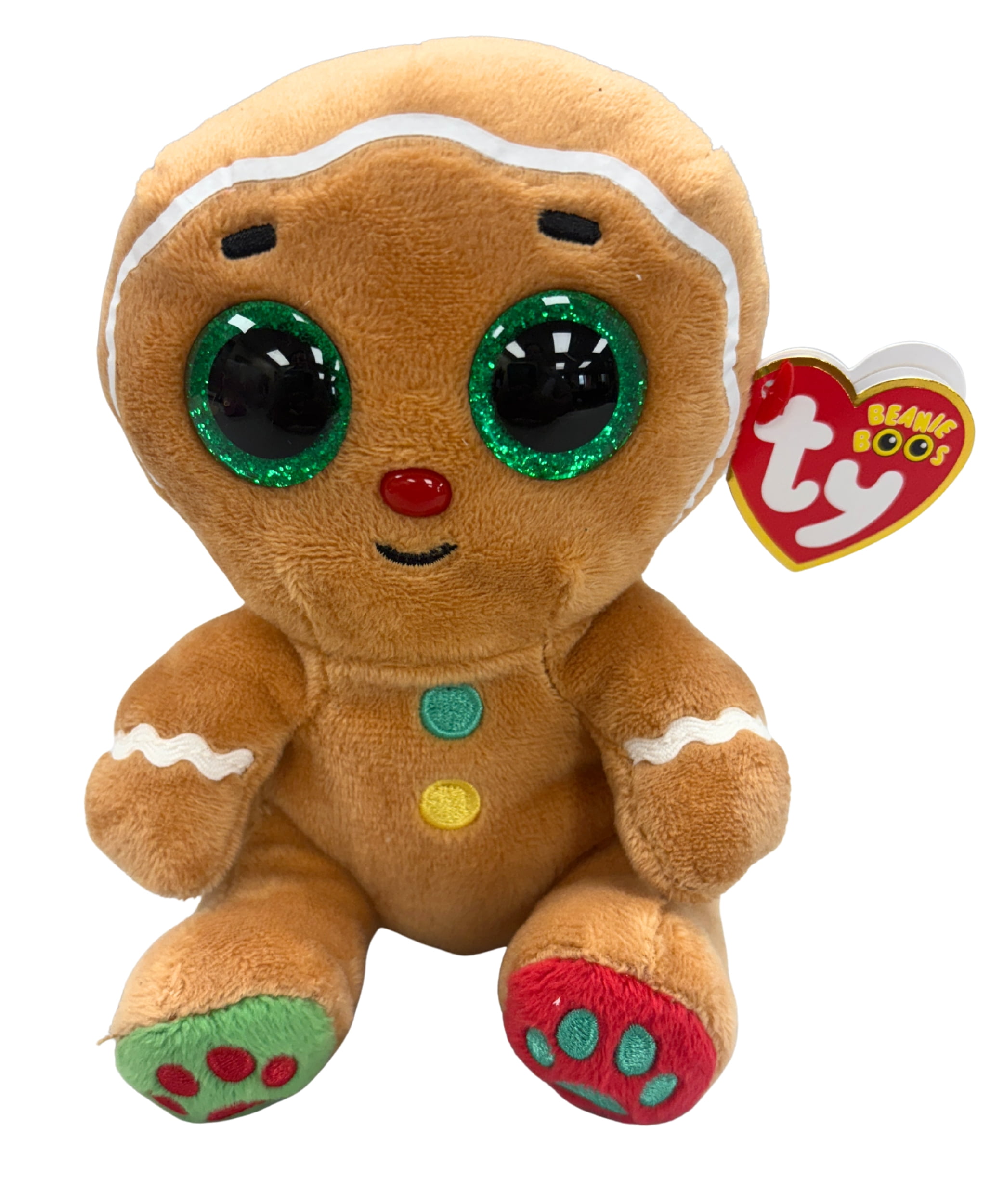 Ty, Beanie Boos, Nutmeg The Gingerbread Man, 15 cm, Christmas