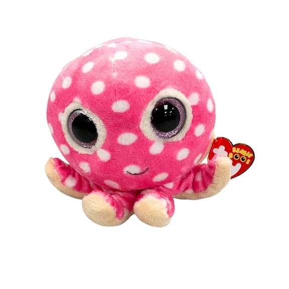 Ty Beanie Boos - Ollie the Octopus   Glitter Eyes  - Stuffed Animal