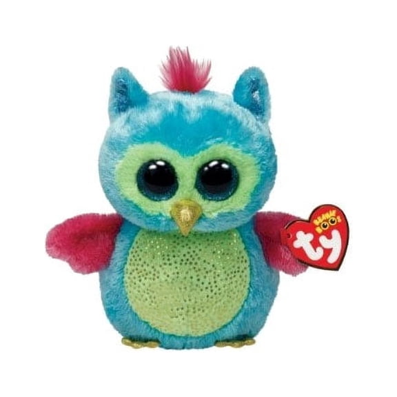 TY Beanie Boos - OPAL the Blue Owl (Glitter Eyes) (Regular Size - 6.5 inch) *Limited Exclusive*