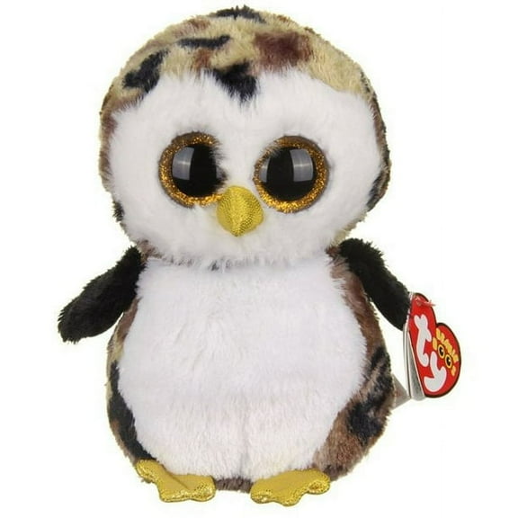 TY Beanie Boos -Owliver the Camo Owl (Glitter Eyes) Small 6" Plush