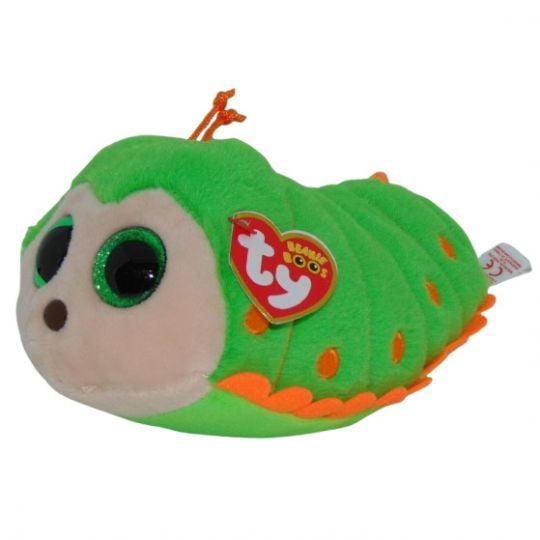 TY Beanie Boos - PILAR the Caterpillar (Regular Size - 6" Plush)(BONUS 1 FUN CHOPS & 1 TY CARD)