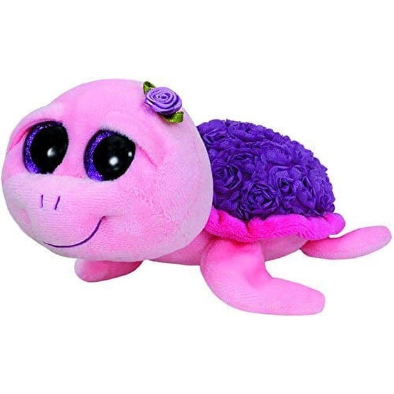 TY Beanie Boos - ROSIE the Pink Turtle (Glitter Eyes) (NO TY HANG TAG) 6" Plush