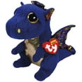thumbnail image 1 of TY Beanie Boos - SAFFIRE Blue Dragon (Glittery Eyes) (Medium 9") Plush, 1 of 1