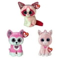 thumbnail image 1 of TY Beanie Boos - SET OF 3 Valentine's Day 2022 Releases (Mai, Hunk & Snookie)(6 inch), 1 of 1