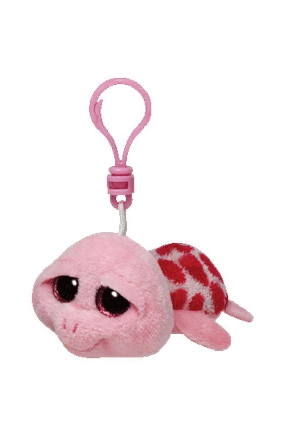 - SHELLBY the Pink Turtle (Glitter Eyes) (Plastic Key Clip - 3 inch)