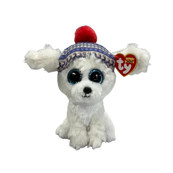 Ty Beanie Boos - Sleighbell the Puppy Dog Glitter Eyes - Stuffed Animal