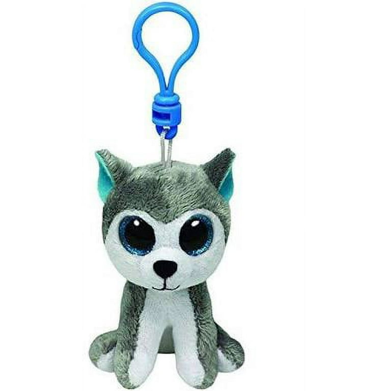 TY Beanie Boos SLUSH the Husky Dog Plastic Key Clip 3
