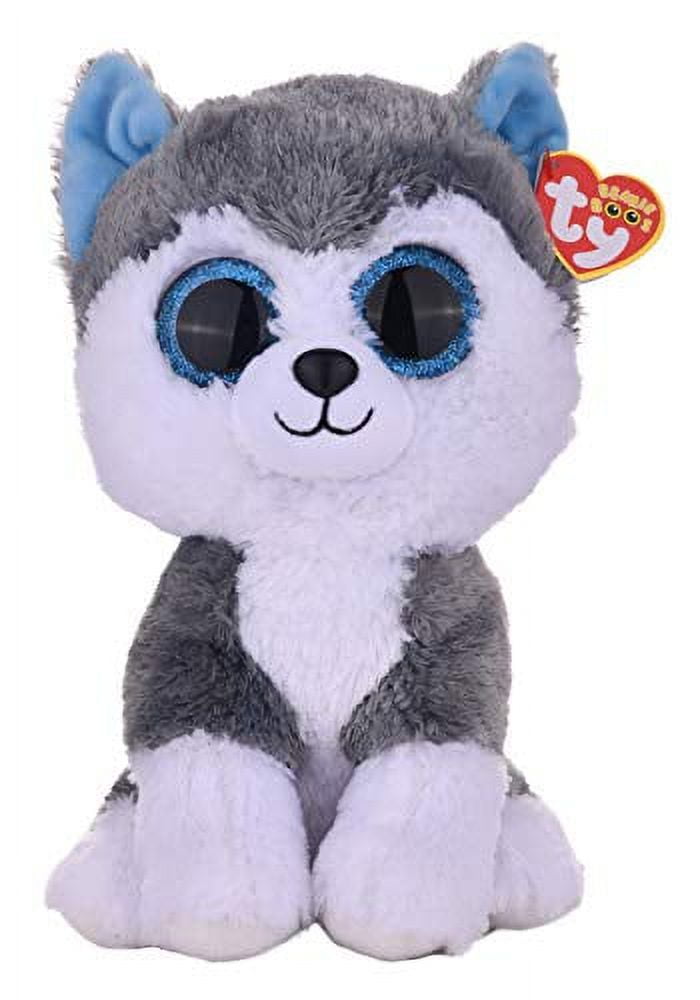 TY Beanie Boos - SLUSH the Husky (Glitter Eyes) (Medium Size - 9 inch)