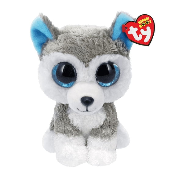 TY Beanie Boos - SLUSH the Husky (Glitter Eyes) (Regular Size - 6" Plush) (With fun Chops)