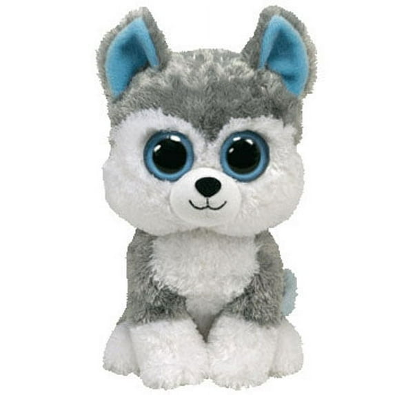 TY Beanie Boos - SLUSH the Husky (Solid Eye Color) (Medium Size - 9 inch)