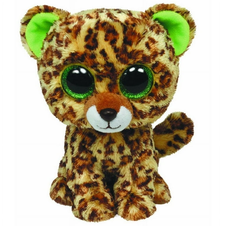 TY Beanie Boos SPECKLES the Leopard Glitter Eyes Regular Size 6 inch