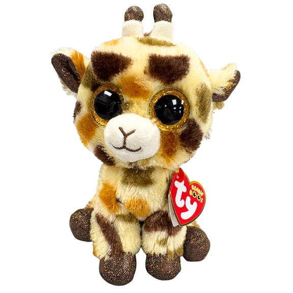 Ty Beanie Boos - Stilts the Giraffe   Glitter Eyes  - Stuffed Animal