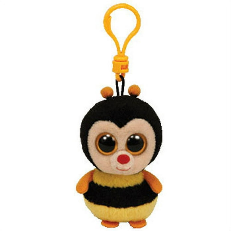 Sting the Bee Ty Beanie boos - Bumblebee soft cuddly toy isolated on white  background Stock Photo - Alamy