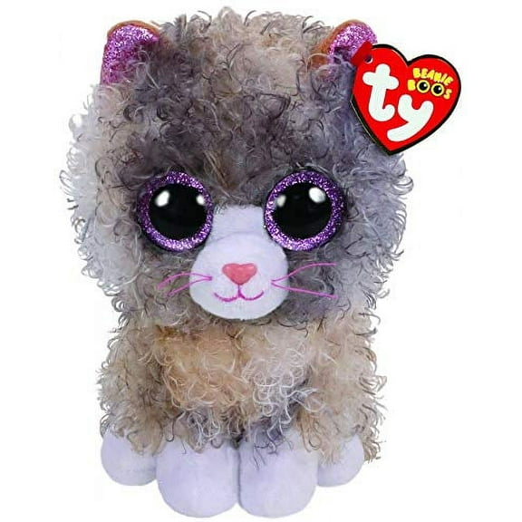 TY Beanie Boos - Scrappy The Cat (Glitter Eyes) Small 6" Plush