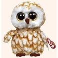 thumbnail image 1 of TY Beanie Boos - Swoops Brown Owl (Glitter Eyes  Regular Size 6" Plush) Bonus 1 Random TY Eraser, 1 of 1