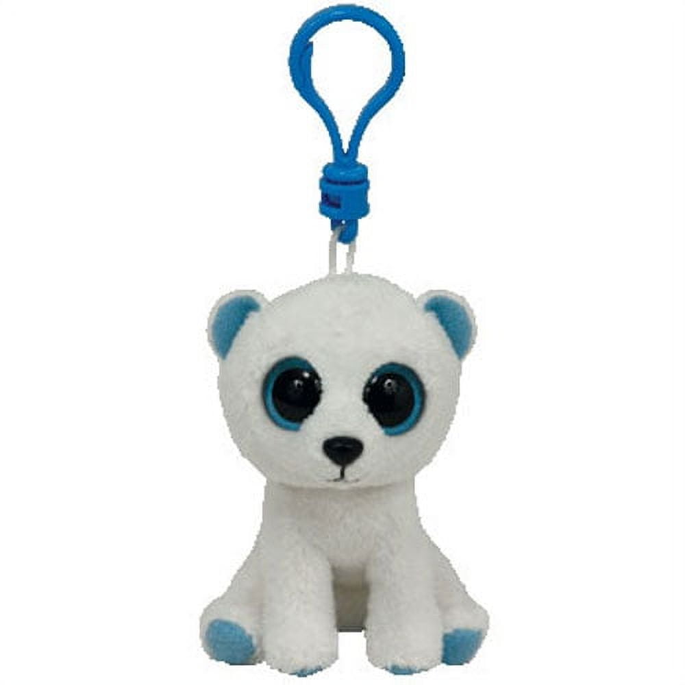 TY Beanie Boos - TUNDRA the Polar Bear (Solid Eye Color) (Plastic