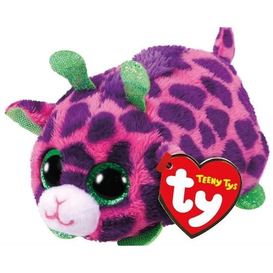 TY Beanie Boos - Teeny Tys - FERRIS Giraffe Stackable 4" Plush Stuffed Animal MWMTs (BONUS 1 TY CARD & 1 FUN CHOPS)