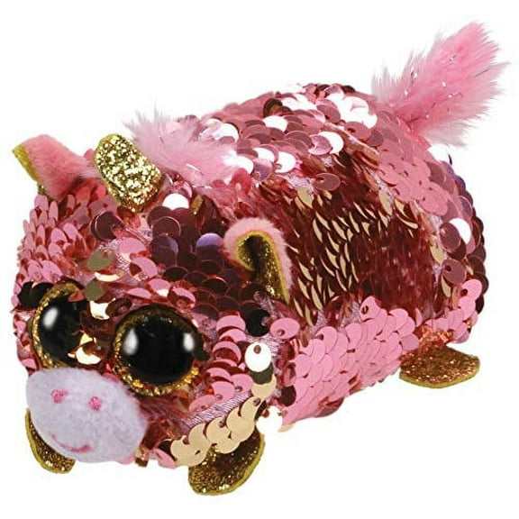 TY Beanie Boos - Teeny Tys Stackable Plush - SUNSET the Unicorn (4 inch)