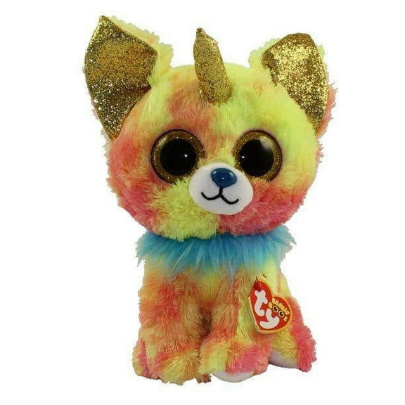 Ty Beanie Boos- Yips the Unicorn Chihuahua Glitter Eyes - Stuffed Animal