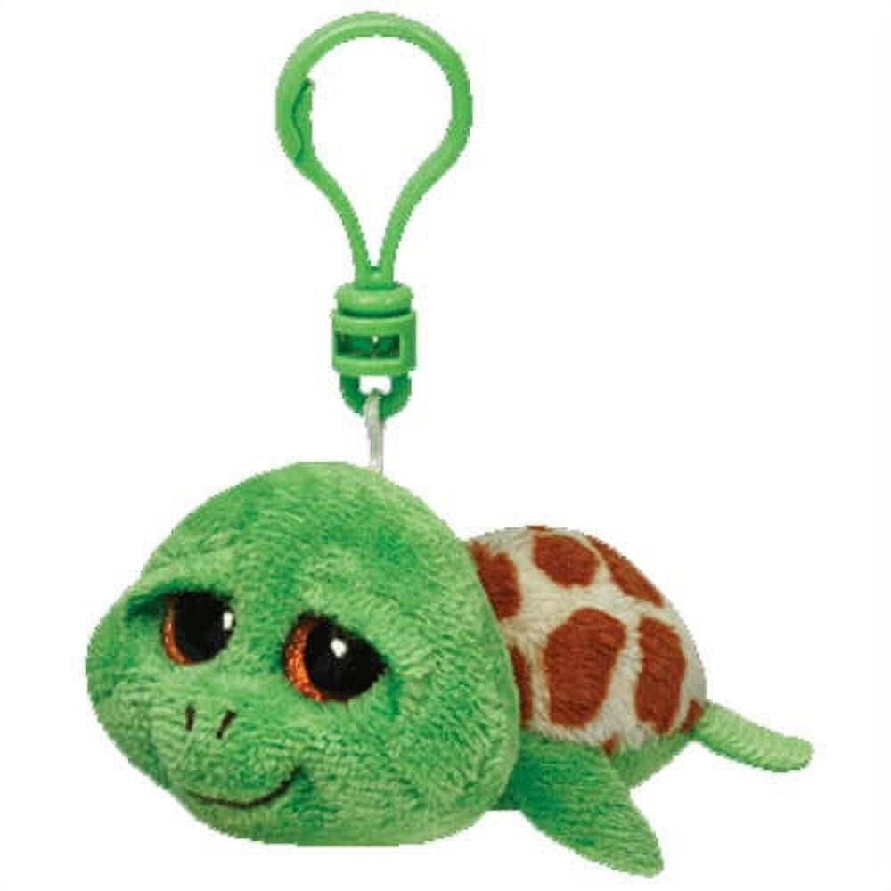 TY Beanie Boos – ZIPPY the Green Turtle (Plastic Key Clip – 3") NO TY ...