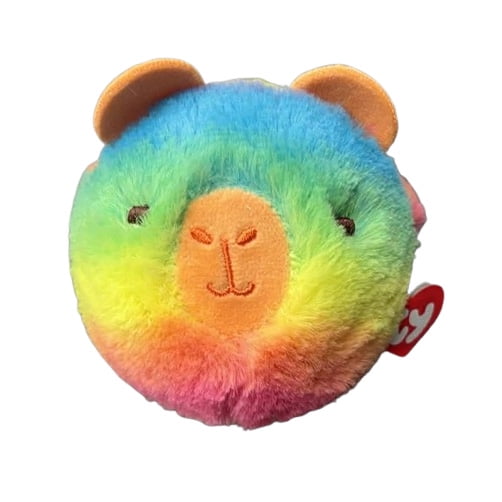 TY Beanie Bouncers - RAINY the Rainbow Capybara (3 inch)