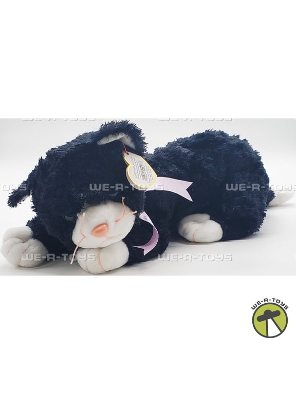 Beanie Buddy Booties the Cat with Purple Ribbon Plush 2004
