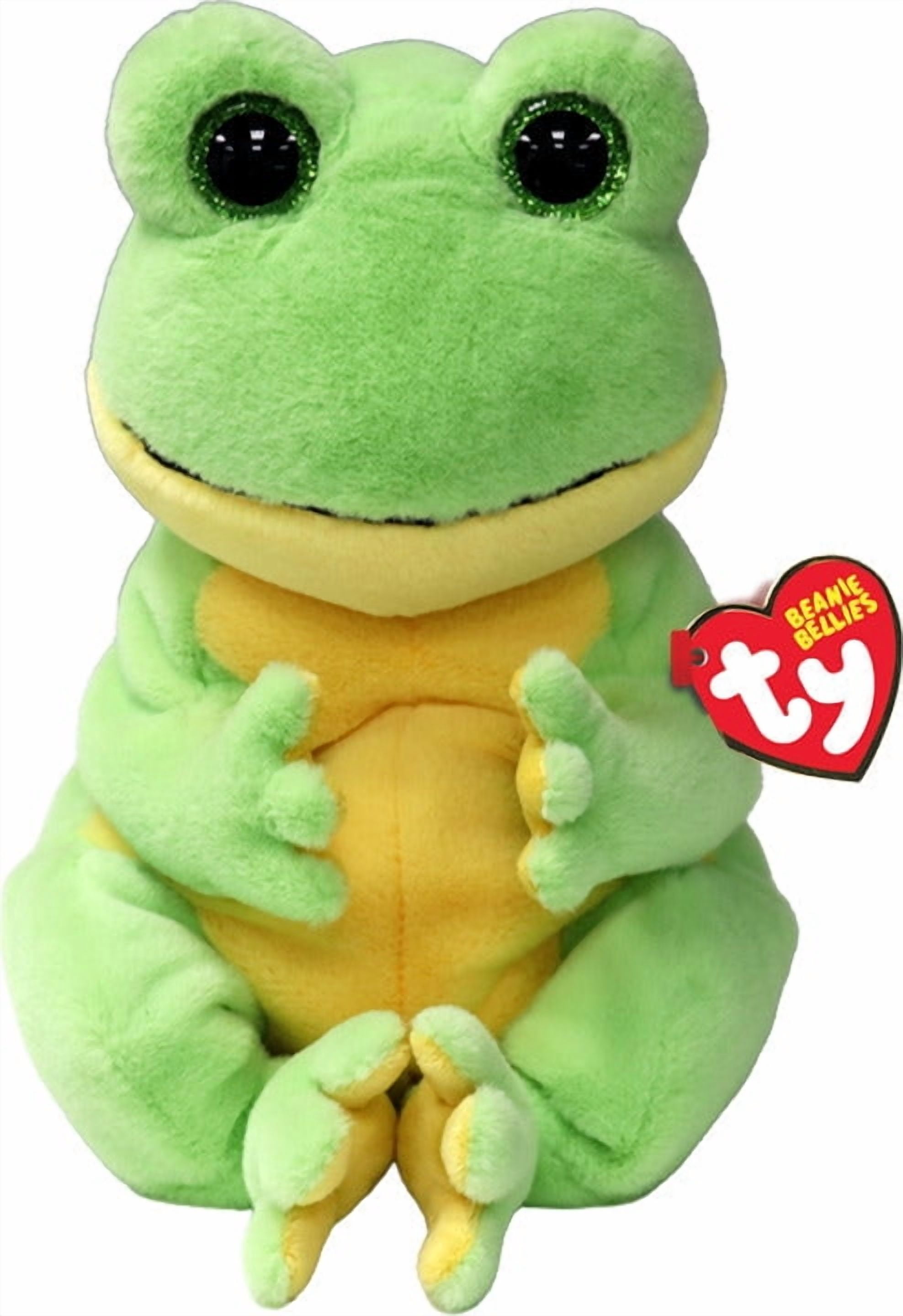 TY Beanie Buddy (Beanie Bellies) - SNAPPER the Frog (Medium Size - 12 ...