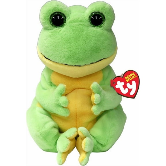 TY Beanie Buddy (Beanie Bellies) - SNAPPER the Frog (Medium Size - 12 inch)