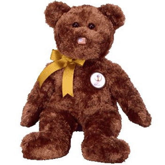 Ty Beanie Buddy Nigeria Champion FIFA 2002 World Cup Bear Plush