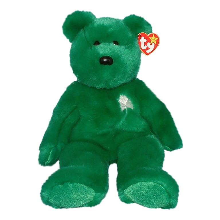 Ty ぬいぐるみベア 緑色 バディーズ Ty Buddy Erin the Bear Plush Toy - Perfect Birthday Buddy for Kids