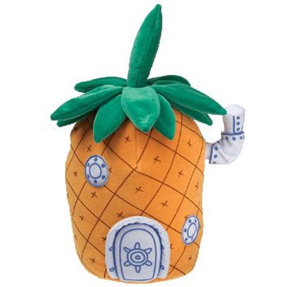 Ty Beanie Buddy Pineapple Home Spongebob Squarepants Plush 2005