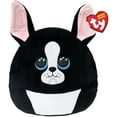 thumbnail image 1 of TY Beanie Squishies (Squish-A-Boos) Plush - TINK the Black & White Dog (10 inch), 1 of 1