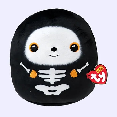 TY Beanie Squishies (Squish-A-Boos) Plush - X-RAY the Skeleton (10 inch)