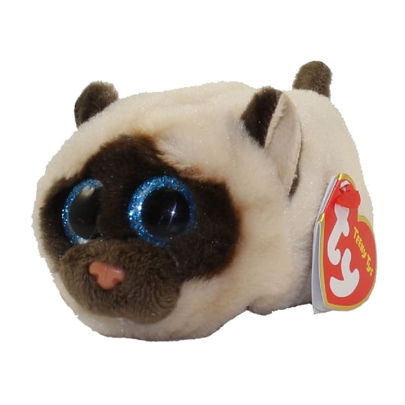 TY Beanie Teeny Tys - KIMI the Siamese Cat (4" Plush)(BONUS 1 FUN CHOPS)