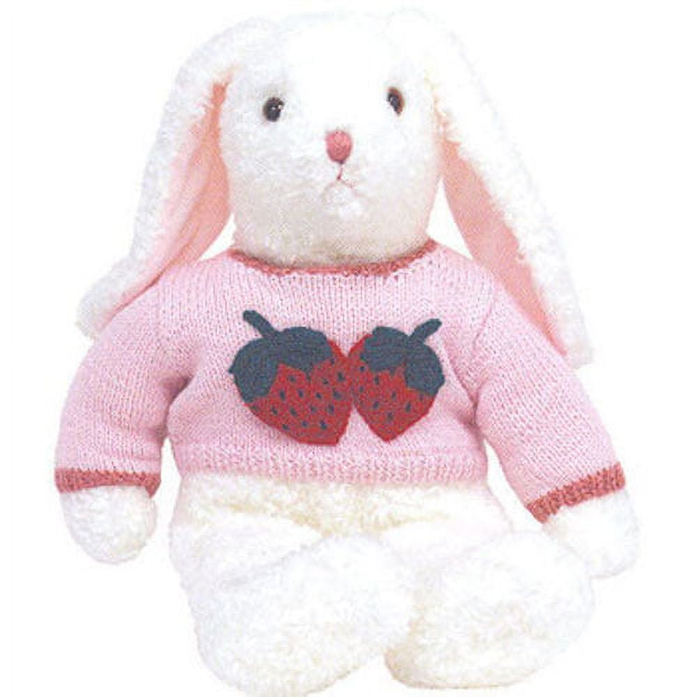ぬいぐるみ  curly bunny medium size TY Classic Plush - CURLY the Bunny (White Version - 17