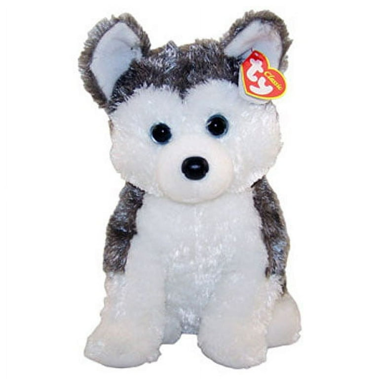 TY Classic Plush SLUSH the Husky Dog Newer Style NO Mouth