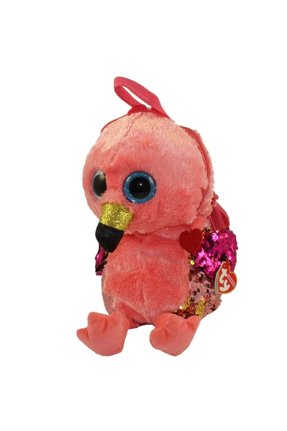 Fashion Flippy Sequin Backpack - GILDA the Flamingo (13 inch)