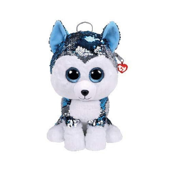 TY Fashion Flippy Sequin Backpack - SLUSH the Husky (13 inch)
