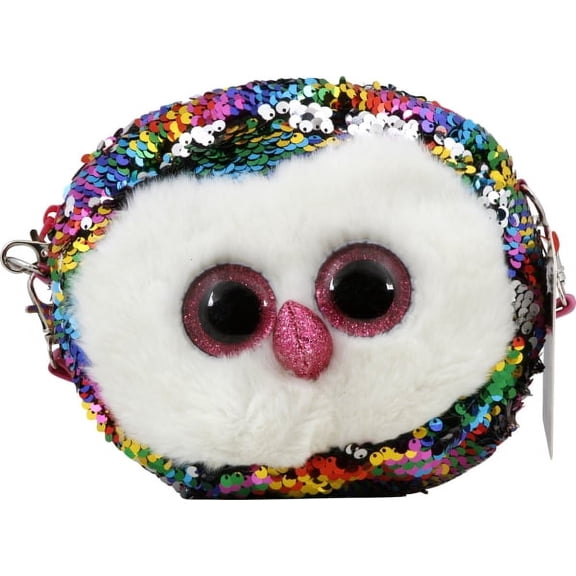 Ty Fashion - Owen the Owl   Glitter Eyes   6 Ways to Wear  - Stuffed Animal