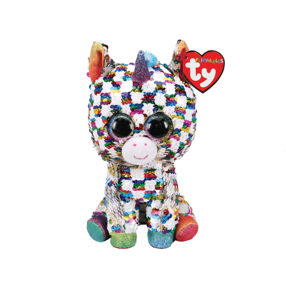 TY Flippables Sequin Plush - COSMO the Unicorn (Regular Size - 6 inch)
