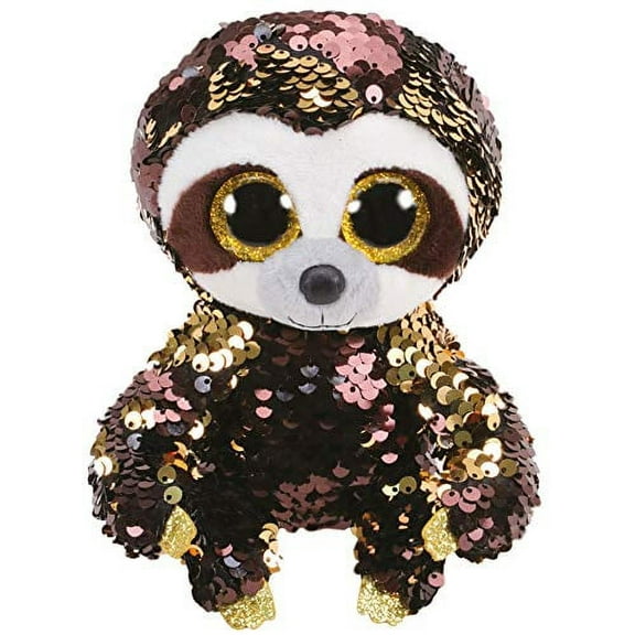 TY Flippables Sequin Plush - DANGLER the Sloth (Medium Size - 10 inch)