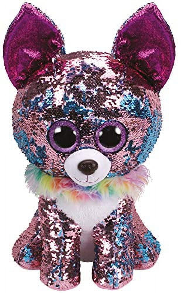 最高級 Plush Sequin Flippables TY - (LARGE Dog Chihuahua the YAPPY ぬいぐるみ