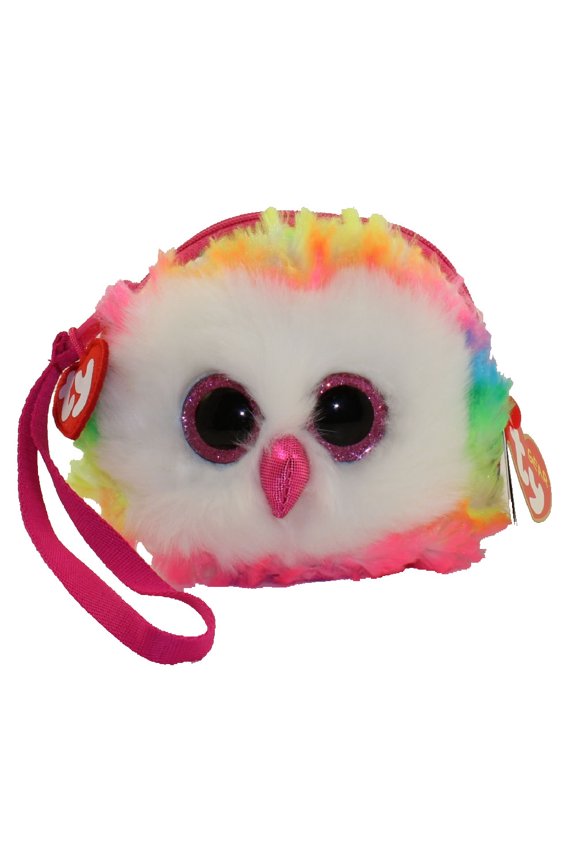 Gear- Owen the Owl Glitter Eyes Wristlet purse - Stuffed Animal