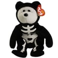 thumbnail image 1 of Ty Halloweenie Beanie Boneses - Skeleton Bear, 1 of 1