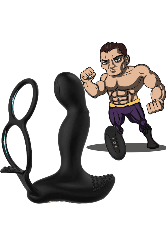 TY Heating Function Remote Control Penis Rings Insertable Plugs Promote The Recovery of Prostatitis,Wireless Wearable Prostate Massager for Men,Waterproof 7 Vibration Modes Anal Vibrators