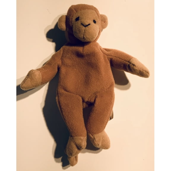 TY McDonald's Teenie Beanie - #2 BONGO the Monkey ( No Ty Hang Tag)(BONUS 1 FUN CHOPS)