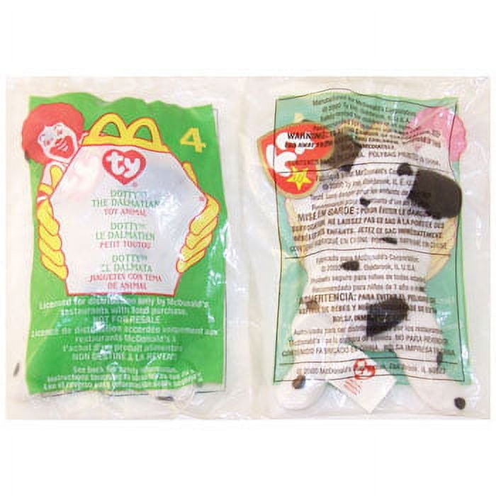 TY McDonald s Teenie Beanie 4 DOTTY the Dalmatian Dog 2000