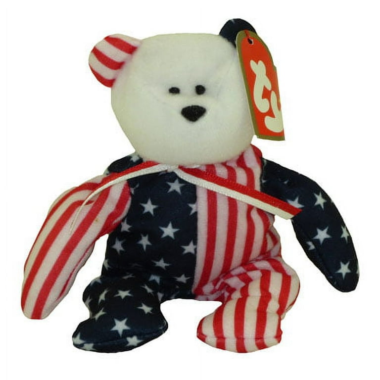 TY McDonald s Teenie Beanie SPANGLE the Bear 2000 5 inch