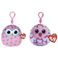thumbnail image 1 of TY Mini Beanie Squishies - SET OF 2 OWLS (Pinky & Winks) (3 inch), 1 of 1